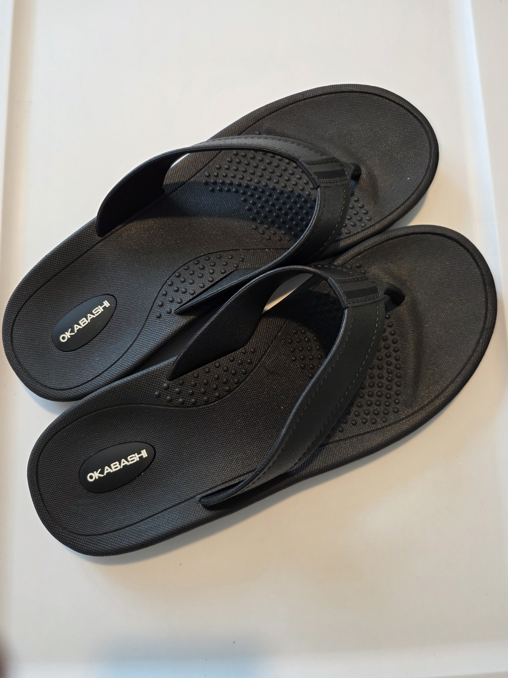 Okabashi Black Comfort Flip Flops